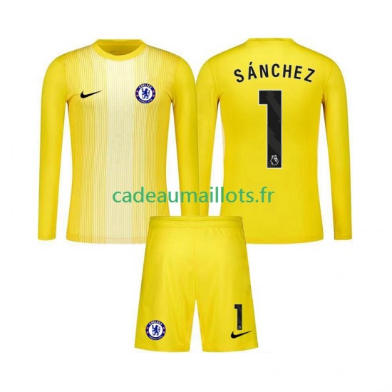 Chelsea Maillot avec flocage Robert Sanchez 1 Gardien 3ème 2025-2026 ,Tenue Enfant ML