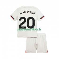 Chelsea Maillot avec flocage Joao Pedro 20 Extérieur 2025-2026 ,Tenue Enfant MC