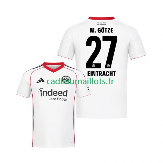 Eintracht Frankfurt Maillot avec flocage Mario Gotze 27 Extérieur 2025-2026 ,Homme MC