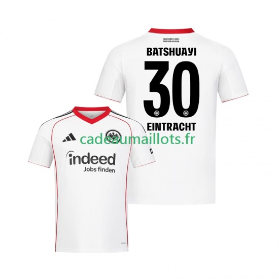 Eintracht Frankfurt Maillot avec flocage Michy Batshuayi 30 Extérieur 2025-2026 ,Homme MC
