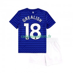 Everton Maillot avec flocage Jack Grealish 18 Domicile 2025-2026 ,Tenue Enfant MC