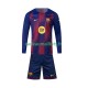 FC Barcelone Maillot avec flocage Domicile 2025-2026 ,Tenue Enfant ML