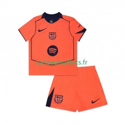FC Barcelone Maillot avec flocage 3ème 2025-2026 ,Tenue Enfant MC