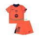 FC Barcelone Maillot avec flocage Frenkie de Jong 21 UCL 3ème 2025-2026 ,Tenue Enfant MC