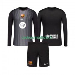 FC Barcelone Maillot avec flocage Gardien 3ème 2025-2026 ,Tenue Enfant ML