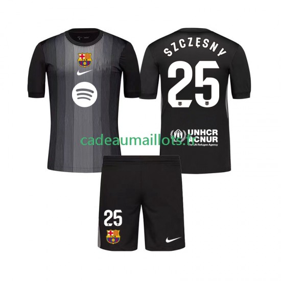 FC Barcelone Maillot avec flocage Szczesny 25 Gardien 3ème 2025-2026 ,Tenue Enfant MC FC Barcelone Maillot avec flocage Szczesny 25 Gardien 3ème 2025-2026 ,Tenue Enfant MC