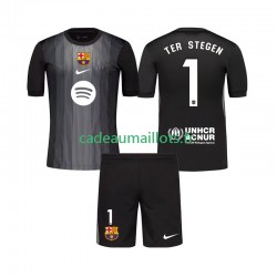 FC Barcelone Maillot avec flocage Ter Stegen 1 Gardien 3ème 2025-2026 ,Tenue Enfant MC