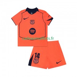 FC Barcelone Maillot avec flocage Marcus Rashford 14 UCL 3ème 2025-2026 ,Tenue Enfant MC