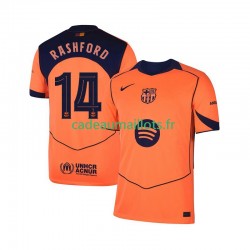 FC Barcelone Maillot avec flocage Marcus Rashford 14 UCL 3ème 2025-2026 ,Homme MC