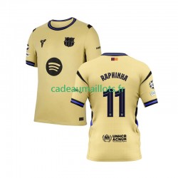 FC Barcelone Maillot avec flocage Raphinha 11 Champions League Extérieur 2025-2026 ,Homme MC