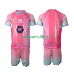 FC Barcelone Maillot avec flocage Special Domicile 2025-2026 ,Tenue Enfant MC