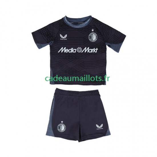 Feyenoord Rotterdam Maillot avec flocage Extérieur 2025-2026 ,Tenue Enfant MC