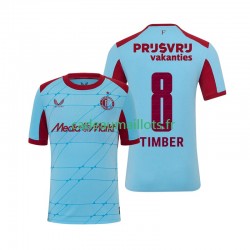 Feyenoord Rotterdam Maillot avec flocage Quinten Timber 8 3ème 2025-2026 ,Homme MC