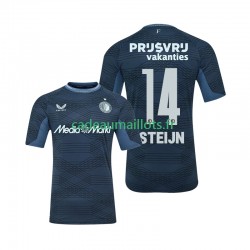 Feyenoord Rotterdam Maillot avec flocage Sem Steijn 14 Extérieur 2025-2026 ,Homme MC