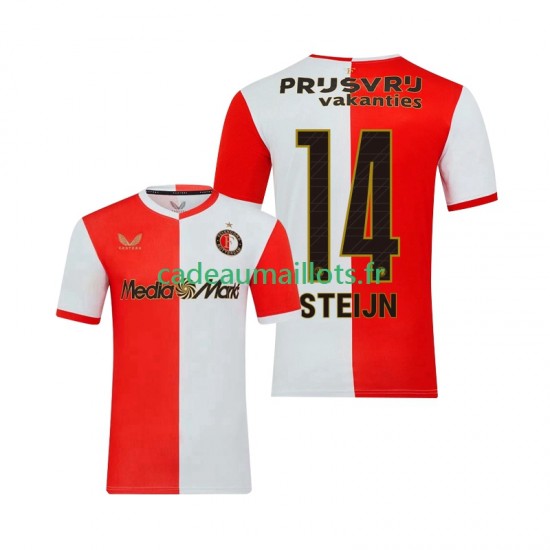 Feyenoord Rotterdam Maillot avec flocage Sem Steijn 14 Domicile 2025-2026 ,Homme MC