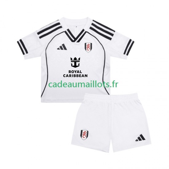 Fulham Maillot avec flocage Domicile 2025-2026 ,Tenue Enfant MC