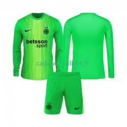 Inter Milan Maillot avec flocage Gardien 3ème 2025-2026 ,Tenue Enfant ML