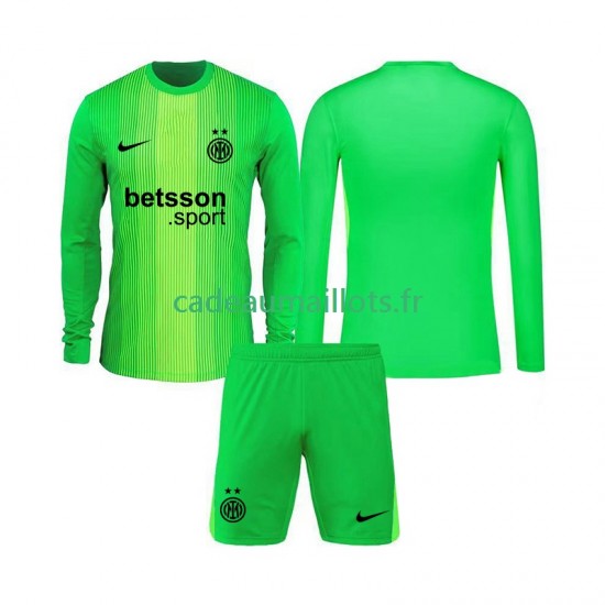 Inter Milan Maillot avec flocage Gardien 3ème 2025-2026 ,Tenue Enfant ML
