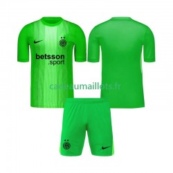 Inter Milan Maillot avec flocage Gardien 3ème 2025-2026 ,Tenue Enfant MC