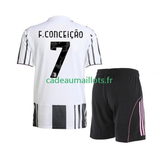 Juventus Maillot avec flocage Francisco Conceicao 7 Domicile 2025-2026 ,Tenue Enfant MC