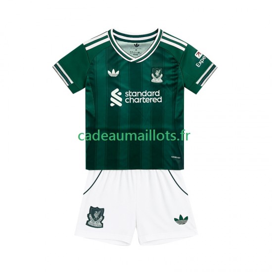 Liverpool Maillot avec flocage 3ème 2025-2026 ,Tenue Enfant MC