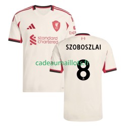 Liverpool Maillot avec flocage Dominik Szoboszlai 8 Extérieur 2025-2026 ,Homme MC