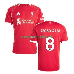 Liverpool Maillot avec flocage Dominik Szoboszlai 8 Domicile 2025-2026 ,Homme MC
