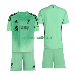 Liverpool Maillot avec flocage Gardien Extérieur 2025-2026 ,Tenue Enfant MC