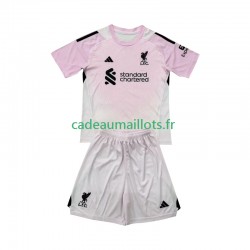 Liverpool Maillot avec flocage Gardien 3ème 2025-2026 ,Tenue Enfant MC