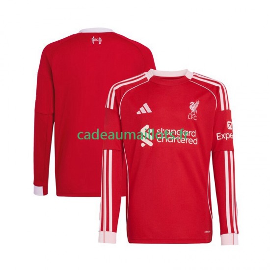 Liverpool Maillot avec flocage Domicile 2025-2026 ,Homme ML