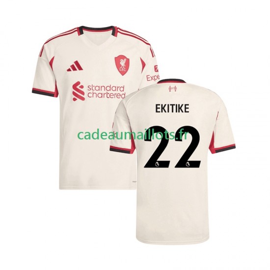 Liverpool Maillot avec flocage Hugo Ekitike 22 Extérieur 2025-2026 ,Homme MC