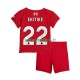 Liverpool Maillot avec flocage Hugo Ekitike 22 Domicile 2025-2026 ,Tenue Enfant MC