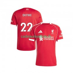 Liverpool Maillot avec flocage Hugo Ekitike 22 Domicile 2025-2026 ,Homme MC