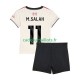 Liverpool Maillot avec flocage Mohamed Salah 11 Extérieur 2025-2026 ,Tenue Enfant MC