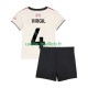 Liverpool Maillot avec flocage Virgil van Dijk 4 Extérieur 2025-2026 ,Tenue Enfant MC