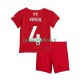 Liverpool Maillot avec flocage Virgil van Dijk 4 Domicile 2025-2026 ,Tenue Enfant MC Liverpool Maillot avec flocage Virgil van Dijk 4 Domicile 2025-2026 ,Tenue Enfant MC