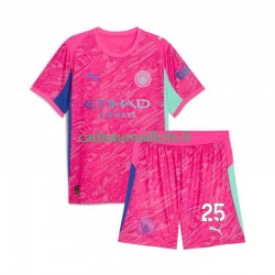 Manchester City Maillot avec flocage Gianluigi Donnarumma 25 Gardien Extérieur 2025-2026 ,Tenue Enfant MC