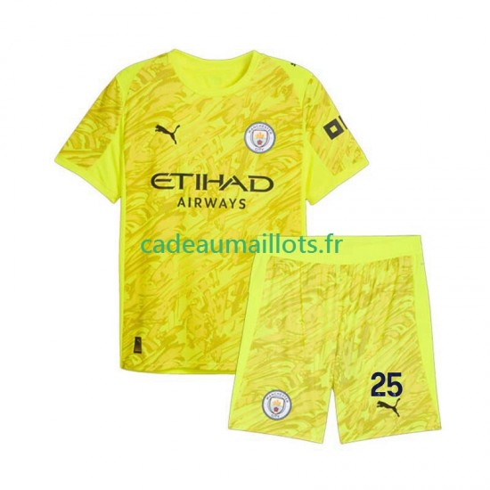 Manchester City Maillot avec flocage Gianluigi Donnarumma 25 Gardien 3ème 2025-2026 ,Tenue Enfant MC