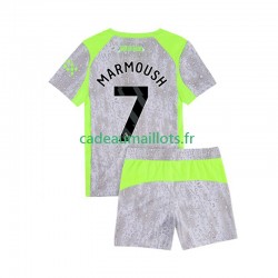 Manchester City Maillot avec flocage Omar Marmoush 7 3ème 2025-2026 ,Tenue Enfant MC
