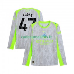 Manchester City Maillot avec flocage Phil Foden 47 3ème 2025-2026 ,Homme ML