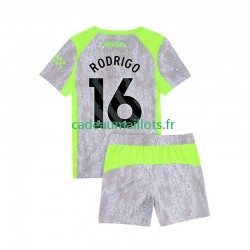 Manchester City Maillot avec flocage Rodrigo Hernandez 16 3ème 2025-2026 ,Tenue Enfant MC