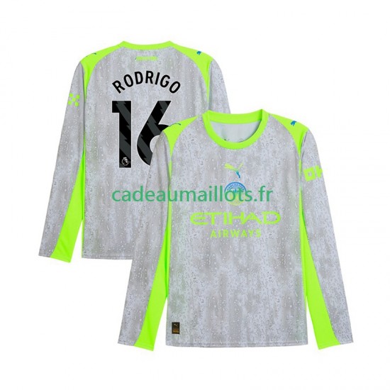 Manchester City Maillot avec flocage Rodrigo Hernandez 16 3ème 2025-2026 ,Homme ML