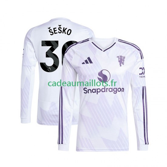 Manchester United Maillot avec flocage Benjamin Sesko 30 Extérieur 2025-2026 ,Homme ML