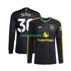 Manchester United Maillot avec flocage Benjamin Sesko 30 3ème 2025-2026 ,Homme ML Manchester United Maillot avec flocage Benjamin Sesko 30 3ème 2025-2026 ,Homme ML