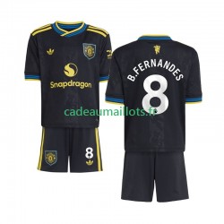 Manchester United Maillot avec flocage Bruno Fernandes 8 3ème 2025-2026 ,Tenue Enfant MC Manchester United Maillot avec flocage Bruno Fernandes 8 3ème 2025-2026 ,Tenue Enfant MC