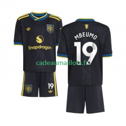 Manchester United Maillot avec flocage Bryan Mbeumo 19 3ème 2025-2026 ,Tenue Enfant MC Manchester United Maillot avec flocage Bryan Mbeumo 19 3ème 2025-2026 ,Tenue Enfant MC