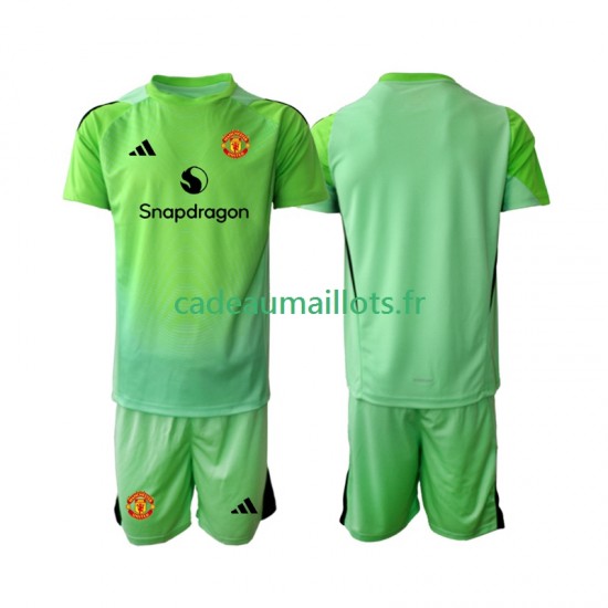 Manchester United Maillot avec flocage Gardien 4ème 2025-2026 ,Tenue Enfant MC