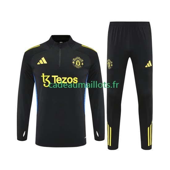 Manchester United Noir Tenues d'entraînement 2025-2026