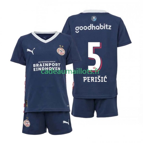PSV Eindhoven Maillot avec flocage Ivan Perisic 5 Extérieur 2025-2026 ,Tenue Enfant MC