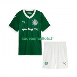 Palmeiras Maillot avec flocage Domicile 2025-2026 ,Tenue Enfant MC